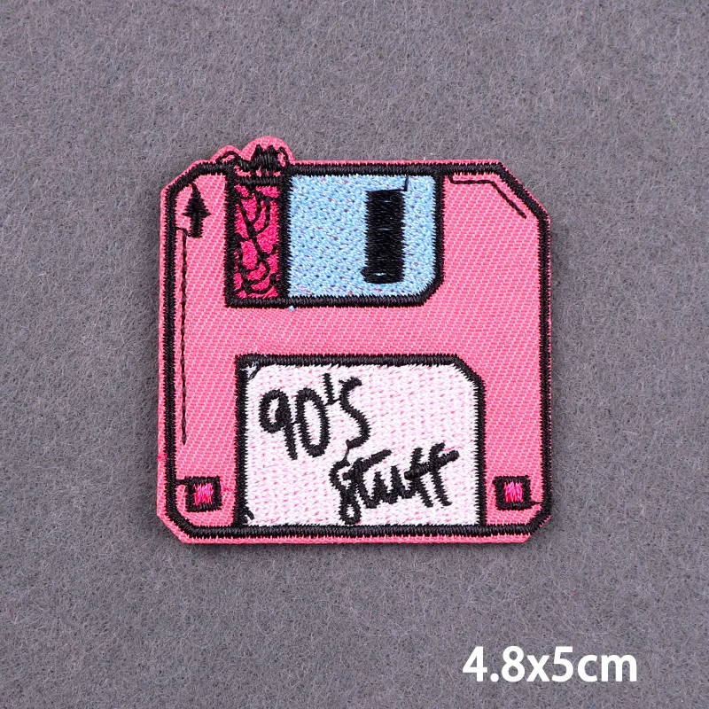 Warnschrift-Aufnäher zum Aufbügeln für Jeans, Good Vibes Bügel-Aufnäher, thermoadhäsive Aufnäher für Kleidung, Applikationen, Stickereien, Logos – Detail 24