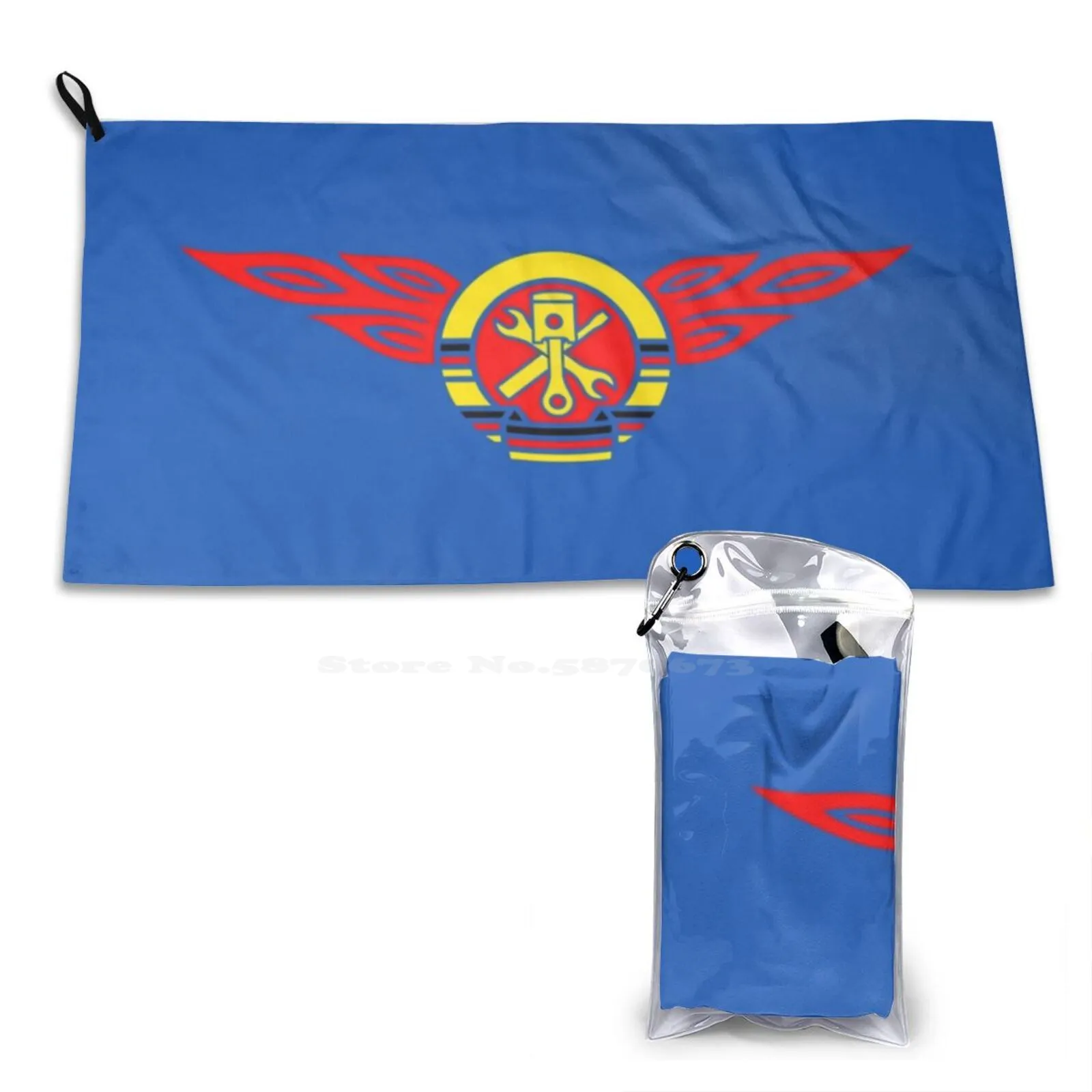 Ddr Flames Crest ( Tri-Color ) Soft Comfortable Bath Towel Outdoor Gdr Nva Coat Of Arms Logo Emplem Volksarmee Simson Moped