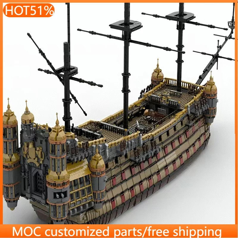 15684 قطعة من قوالب البناء على شكل سفينة TheSilentMary MOC، تصميم إبداعي تعليمي قابل للتخصيص، لعبة تعليمية للتركيب الذاتي، هدية عيد الميلاد