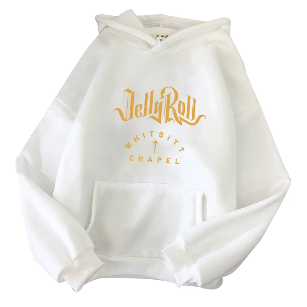 Jelly Roll Whitsitt Chapel 2024 Spring and Summer Unisex Printing Long Sleeve Casual Hoodie Music Fans Gift Sweatshirt