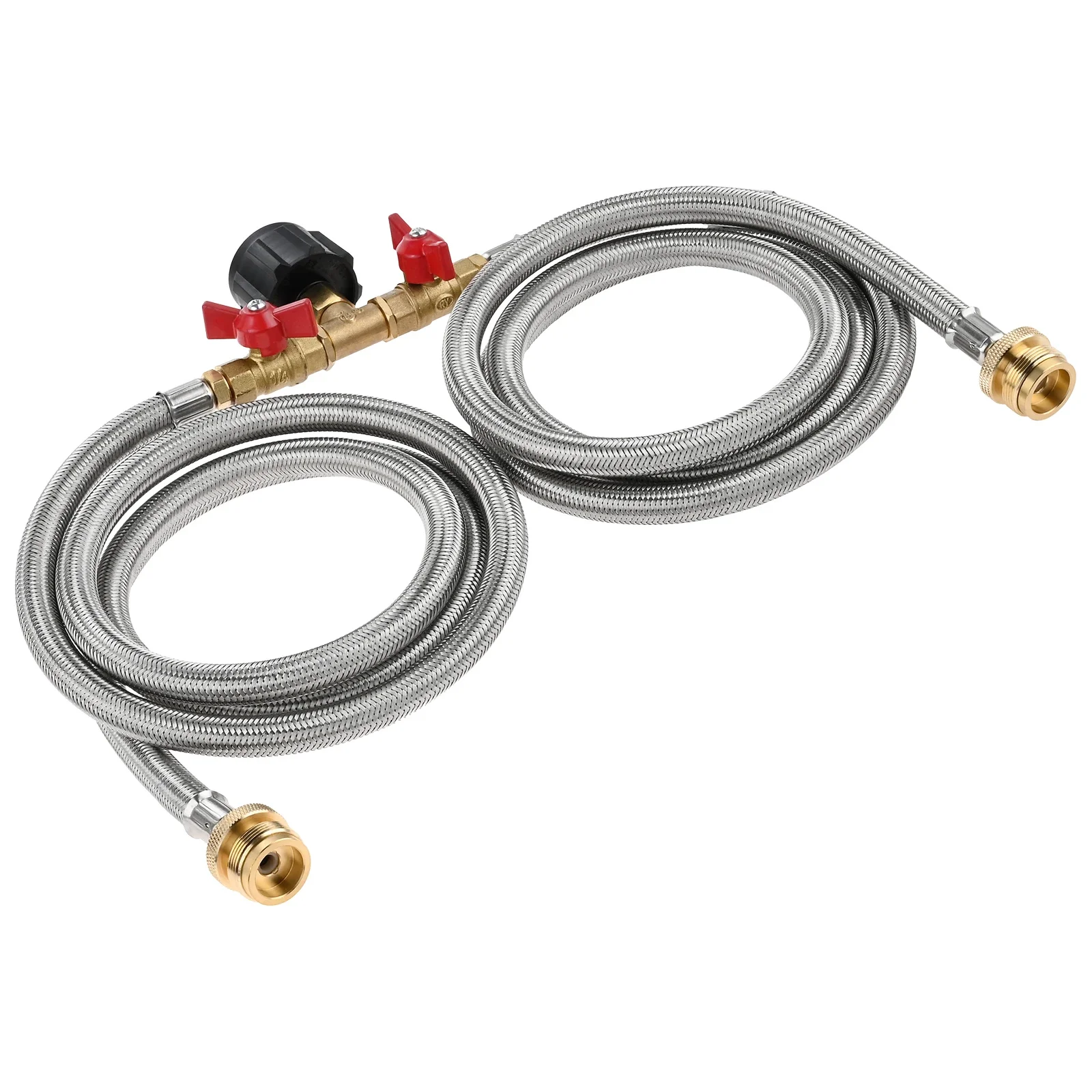 อะแดปเตอร์แปลงถังโพรเพน5ฟุต2ทางสำหรับ QCC1 / Type1 20lbs ถังแก๊สสำหรับเตาย่างตั้งแคมป์