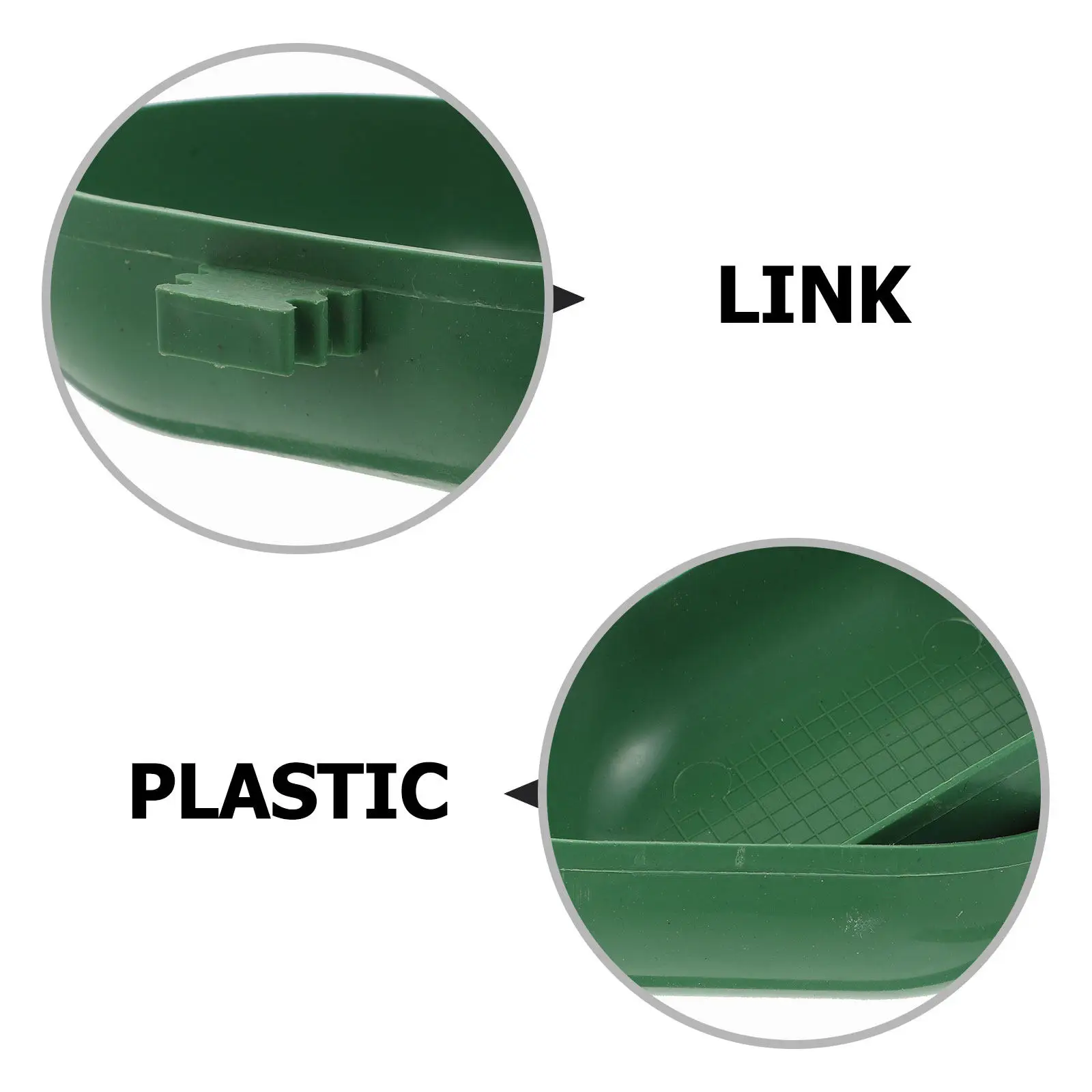 2Pcs Plastic Bird Bath Basins Parrot Shower Tubes Cage Hanging Accessories Small Bird Bathing Tubs Green Parrot Shower Tub