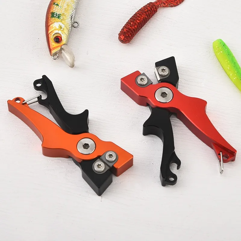 

1 шт., мини-резак из алюминиевого сплава, портативные плоскогубцы для приманок для резки полиэтиленовой лески, принадлежности для рыболовных снастей