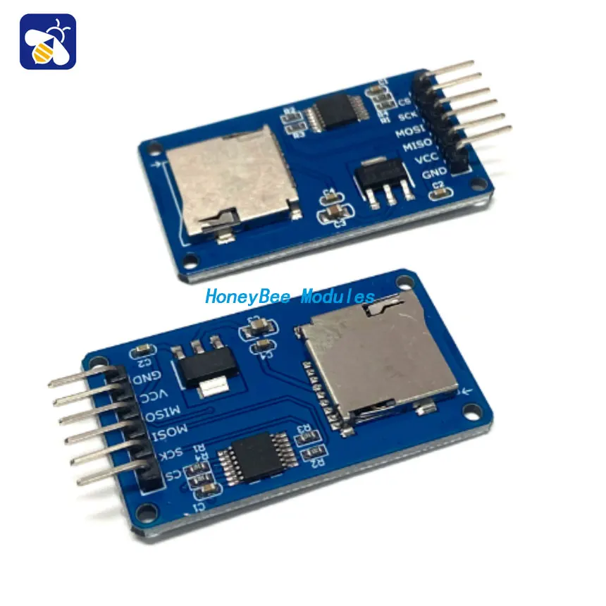 Micro SD card module SPI interface MINITF card reader/writer with level conversion chip