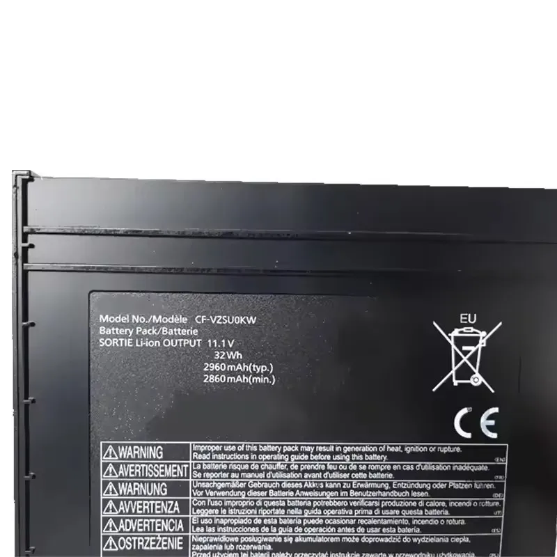 11.1V 32Wh 2860mAh CF-VZSU0KW CF-VZSUOKW Optical Drive2 Battery For Panasonic CF-54 Optical Drive Slot No.2 Notebook