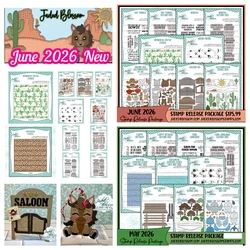 Jaded Blossom Gnome Friends: Horse Die Hay Thanks Metal Cutting Dies and Stamps for DIY Handmade Scrapbooking Card June 2026 New