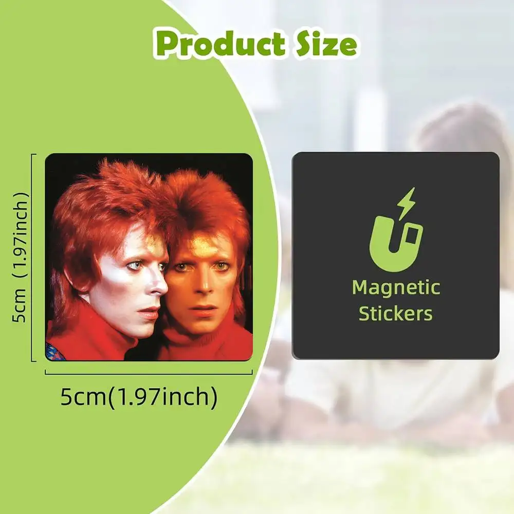FOR David Bowie Jazz Rock Magnetic Refrigerator Magnets Cute And Creative Refrigerator Magnets Souvenirs And Gifts