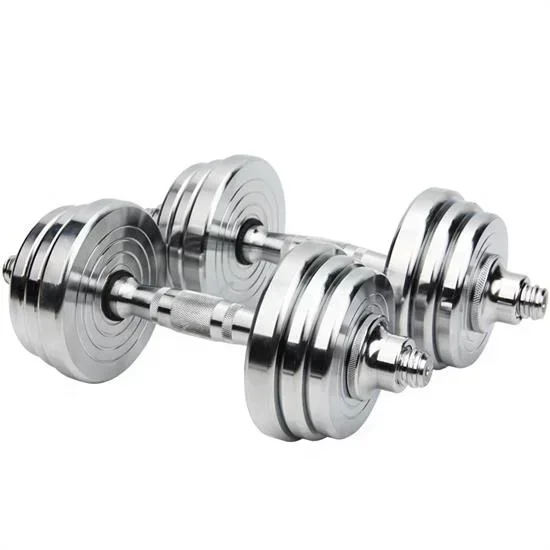 30kg Barbell Set Gym Fitness Weightlifting Adjustable Weight  Dumbbells