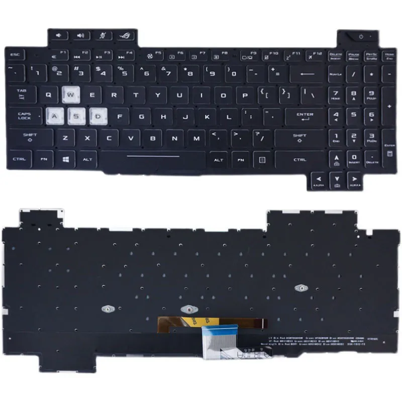 

Клавиатура США для ASUS GL704 GL704G GL704GM GL704GW GL704GV GL704GS с подсветкой V170162JS1 0KNR0-661GUS00 0KN1-5B1US21 V170162G1