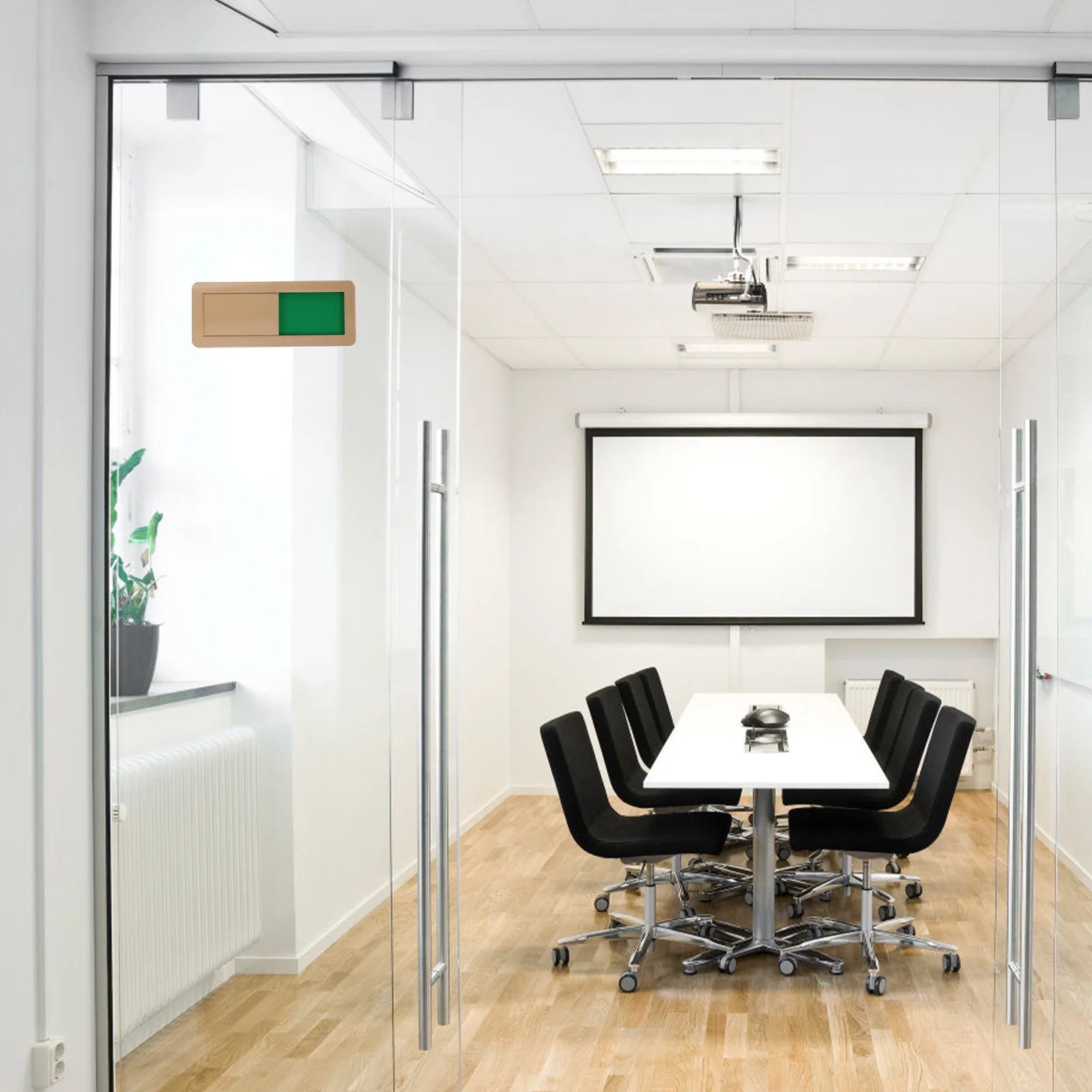 Creative Signage Slide Door Indicator Vacant Occupied Signs The Privacy Meeting Room Acrylic For Office Conference