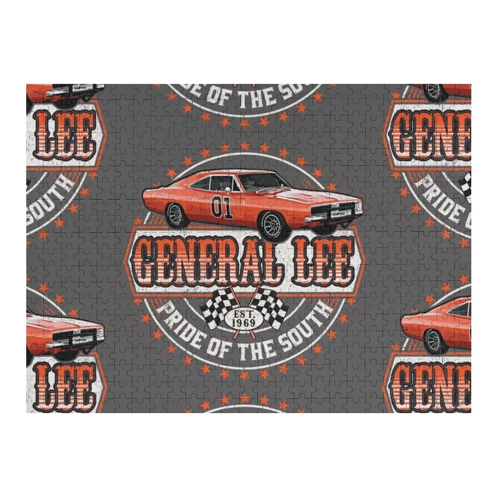 

Пазл General Lee Pride of the South Jigsaw Pieces Деревянный пазл на заказ для взрослых