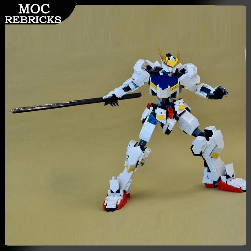 Populaire Game Mecha Serie Moc Bouwsteen Robot Barbatos 4th Mechanische Warrior Diy Bricks Speelgoed Model Jongen Verjaardagscadeau