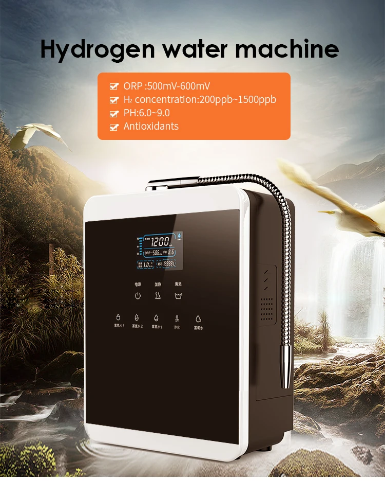 Cawolo High Hydrogen Concentration Health Water Ionizer Hydrogen Water Generator Machine