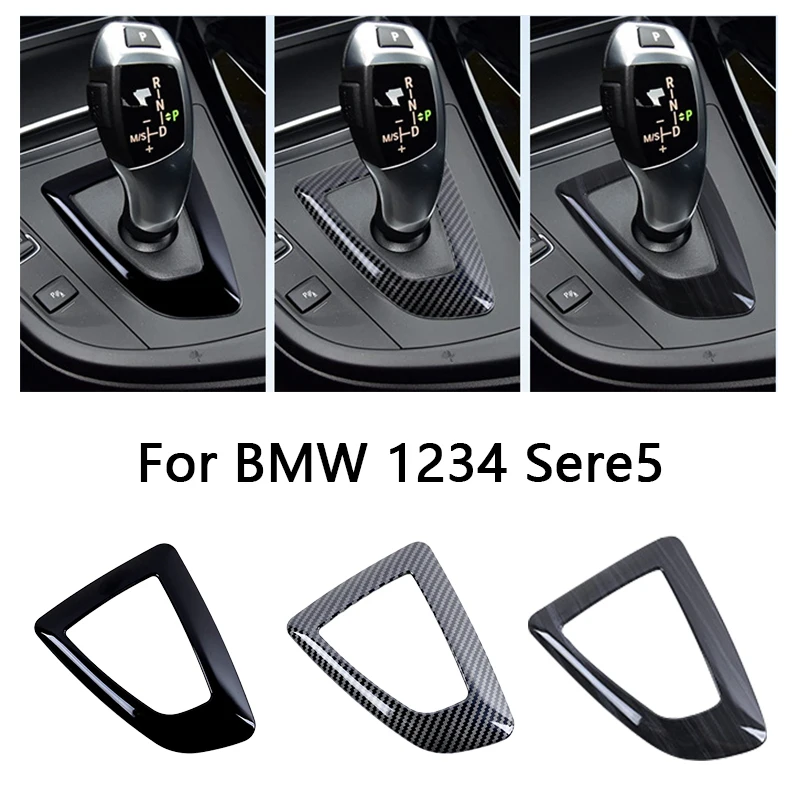 Placa Base do Console Central em ABS Estilo Fibra de Carbono, Para BMW F21 F20 F22 F23 F30 F31 F32 F34 F33 F35 F36