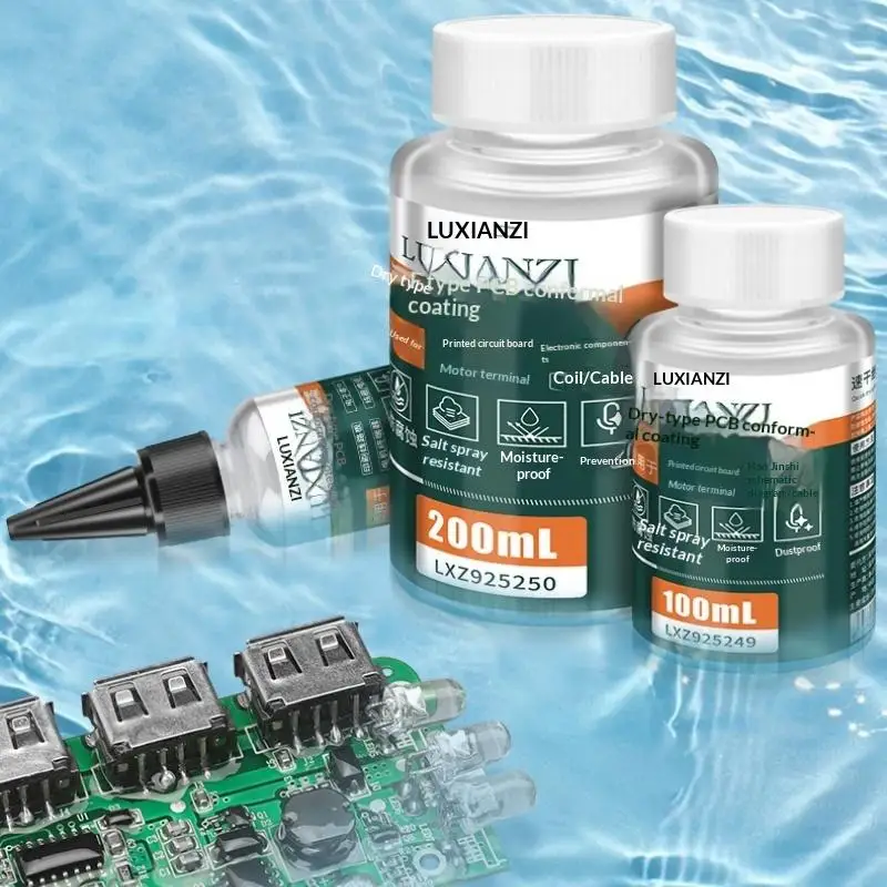 1Pcs Electronic Repair Waterproof Insulation Sealant 30/100/200ml Clear Conformal Coating PCB Circuit Board Protective Paint
