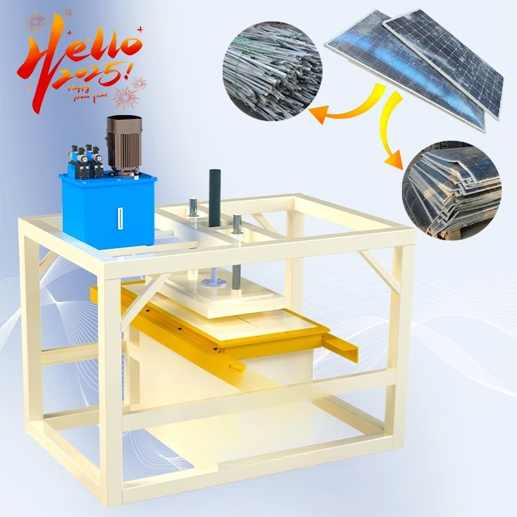 Fully Automatic Solar Panel Aluminum Resource Regeneration Equipment