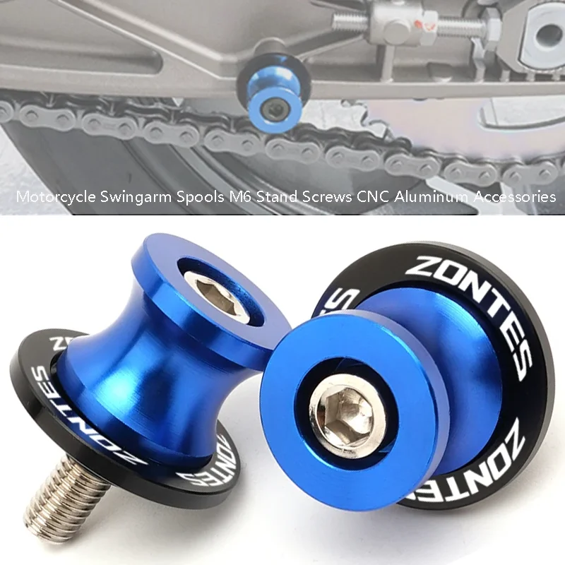 Motorcycle Accessories For Zontes G1 125 ZT125U ZT 125 U 310R 310X 368E 368 368G 703F CNC M8 Swingarm Spools Slider Stand Screws