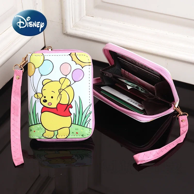 Disney Winnie The Pooh New Coin Purse Cartoon Children's Coin Purse Multi-Card Slot Large Capacity Fashion Children's Wallet