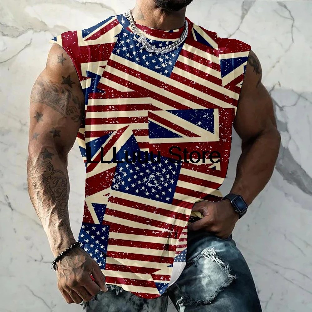 Camiseta sin mangas con estamp - Tank Top Muscle reseña y precio