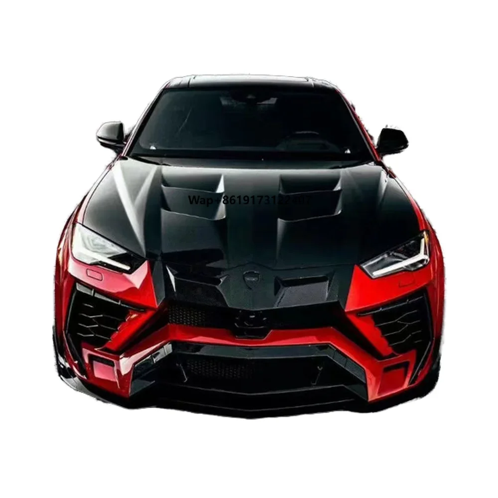For URUS Auto Parts Updated MSY-Style Carbon Fiber Body Kit with Front & Rear Bumper Hood-New Condition