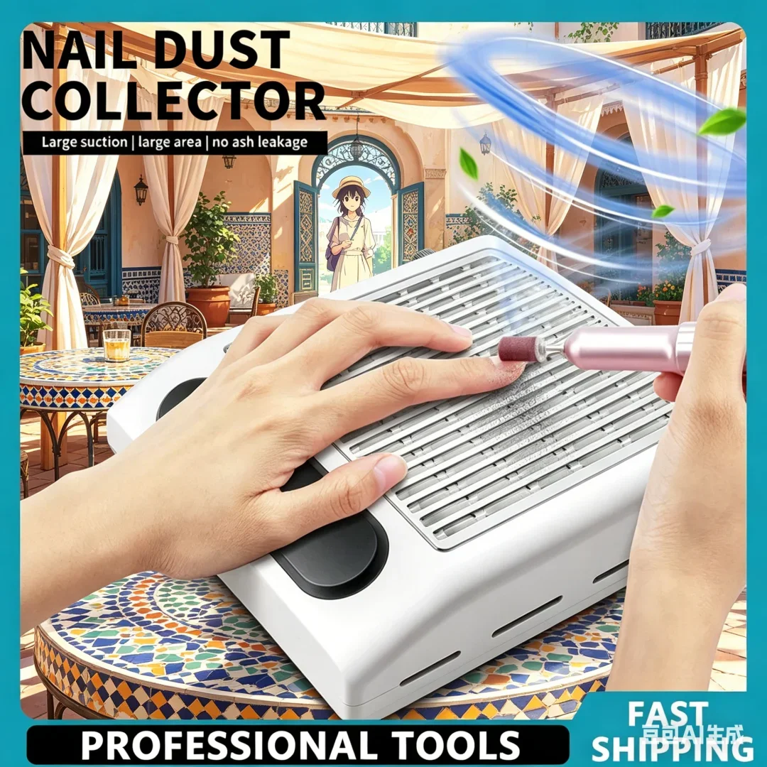 

Peerless Nail Dust Collector Robust Suction Nail Vacuum Cleaner for Nails Acrylic Mellow Low Noise Refined Professional