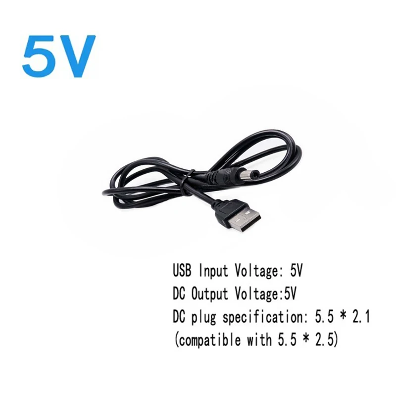 1PCS USB Power Boost Line DC 5V to DC 9V / 12V Step UP Module USB Converter Adapter Router Cable 2.1x5.5mm Plug