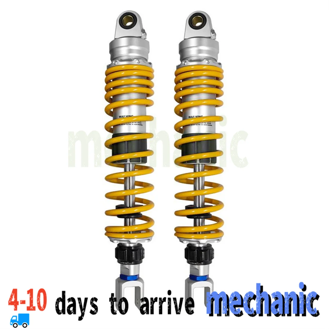 A PAIR For Adjustable damping modification 375MM shock absorber suitable for Sanyang Saikelong RT3 USR125 AFR125 shock absorber