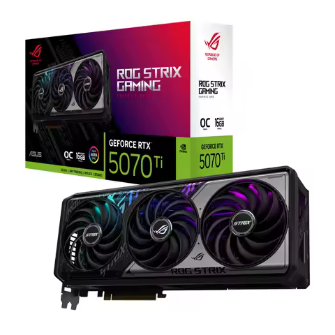 ASUS ROG Strix RTX 5070 Ti OC Edition 16GB GDDR7 Gaming Graphics Card ROG-STRIX-RTX5070TI-O16G-GAMING