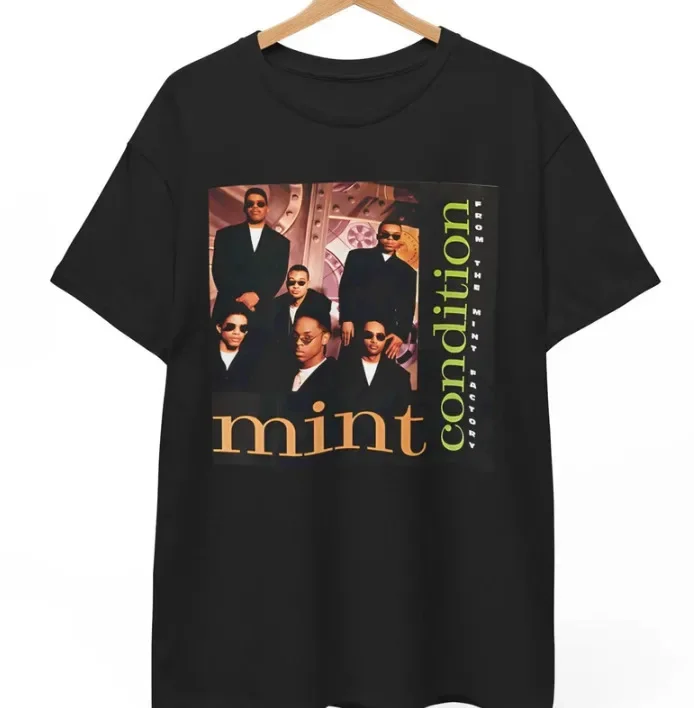 

Mint Condition Shirt 90S R&B Group Band Gift For Fans Short Sleeves S-5Xl