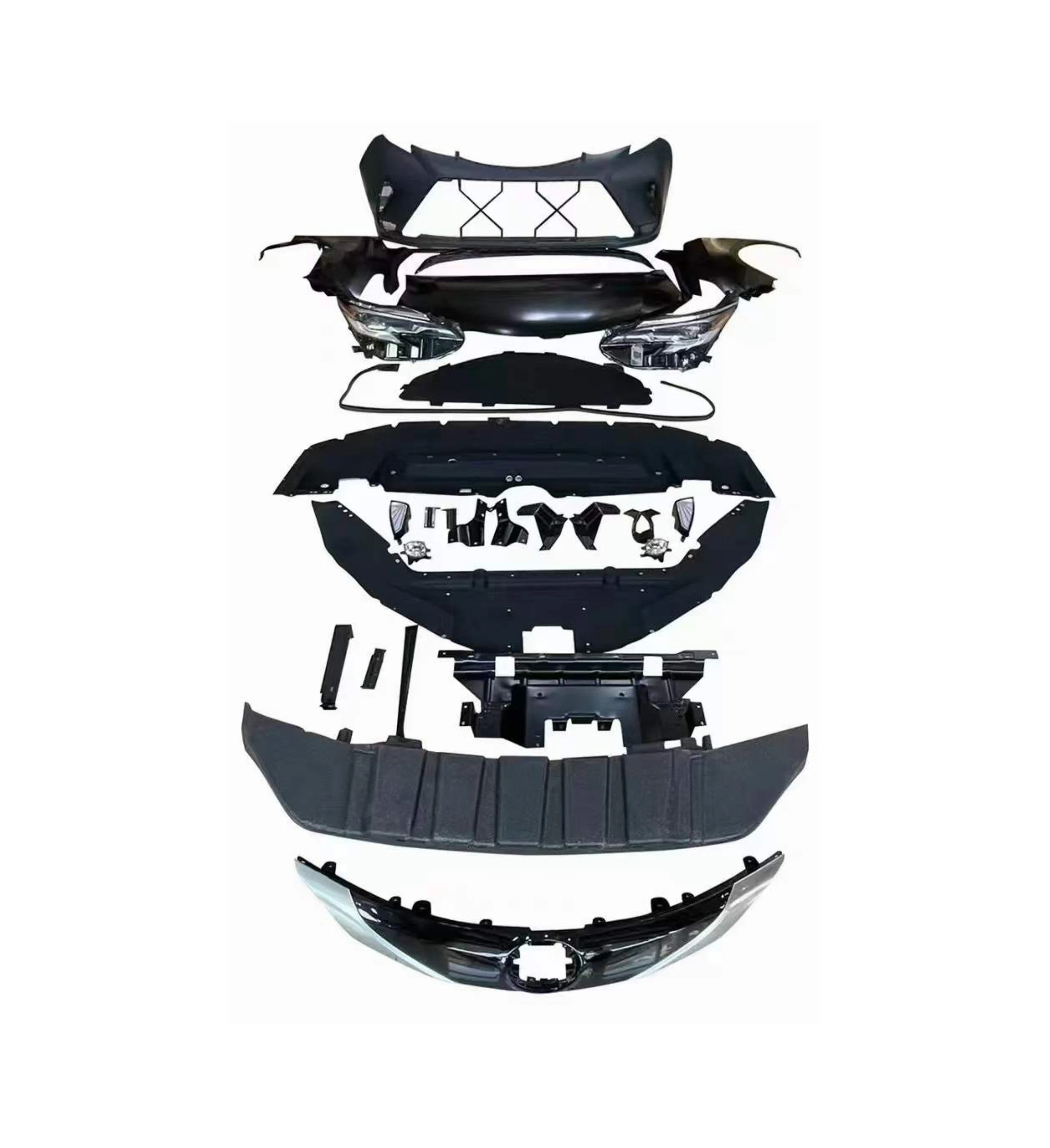 

Upgrade Vehicle Exterior Surround Body Kit for Sienna Old 2011-2020 for Sienna New