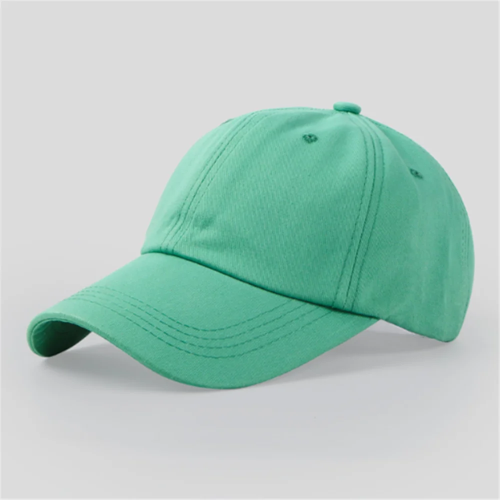 Casual Baseball Cap for Men Women Solid Color Cotton Hat Fashion Simple Black Pink White Wine Red Navy Blue