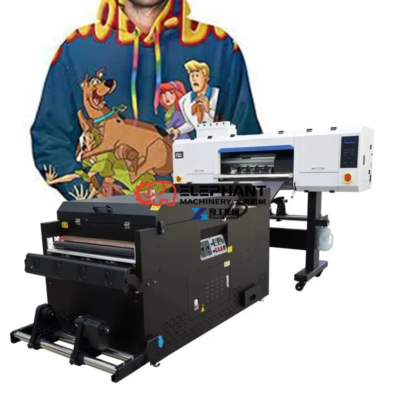 Hot Sale 4 Head  Digital Printer Dtf  T Shirt Printing Machine 60cm Eps I3200 Dtf Printer Supplier