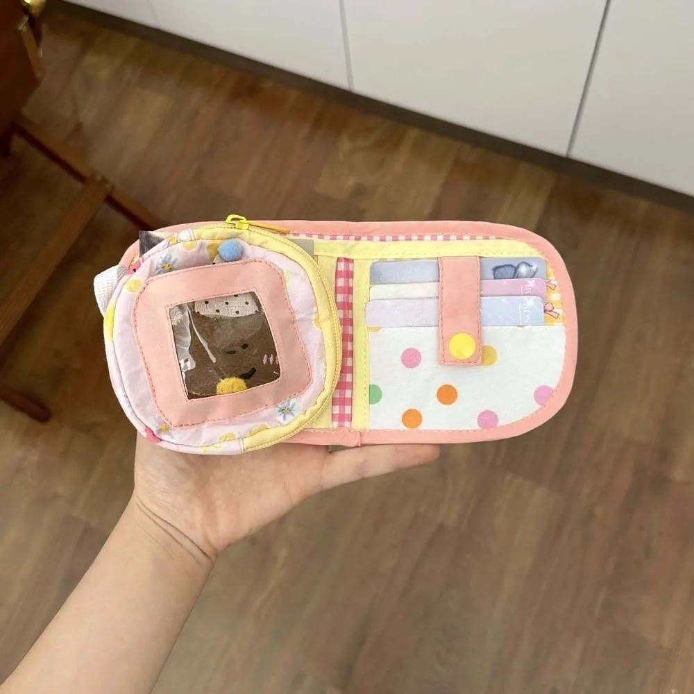 Cartoon Animal Dopamine Coin Purse PVC Large Capacity Small Makeup Lipstick Bag Printed Multi Layered Mini Cloth Storage Bag