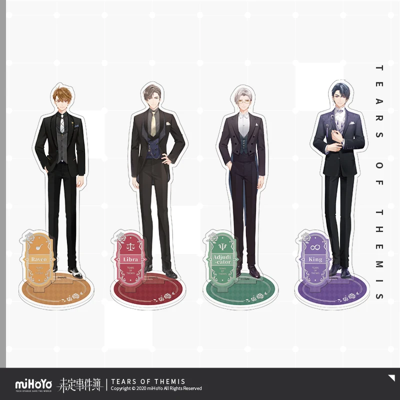 Tears of Themis Official Merch miHoYo Original Theme Series Acrylic Stand 7 Raven Libra Adjudicator King