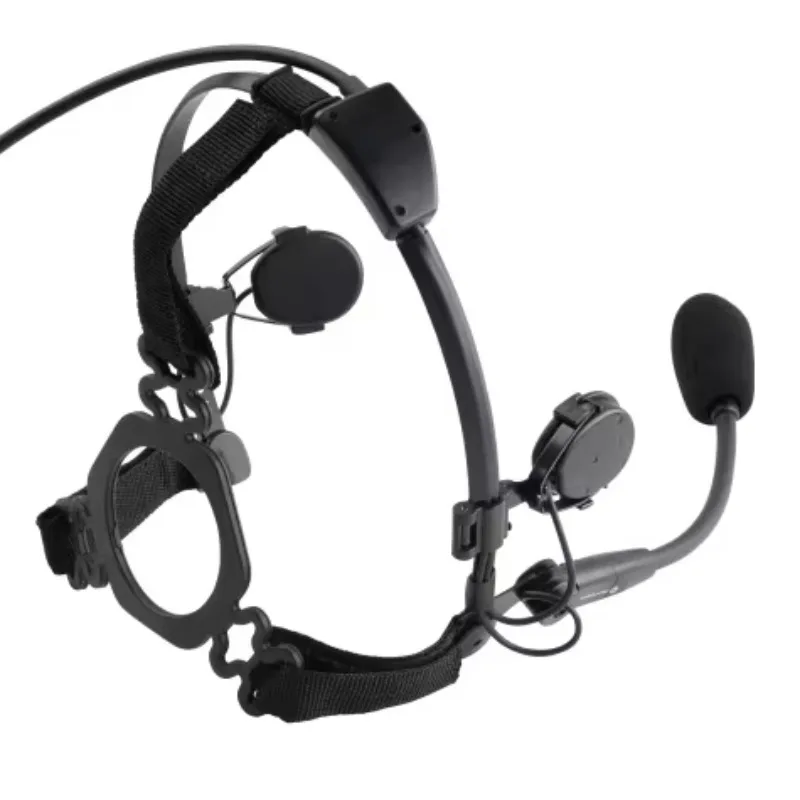 PMLN6833A Tactical Heavy-Duty Temple Transducer Original Technology Headset with Mic in Stock