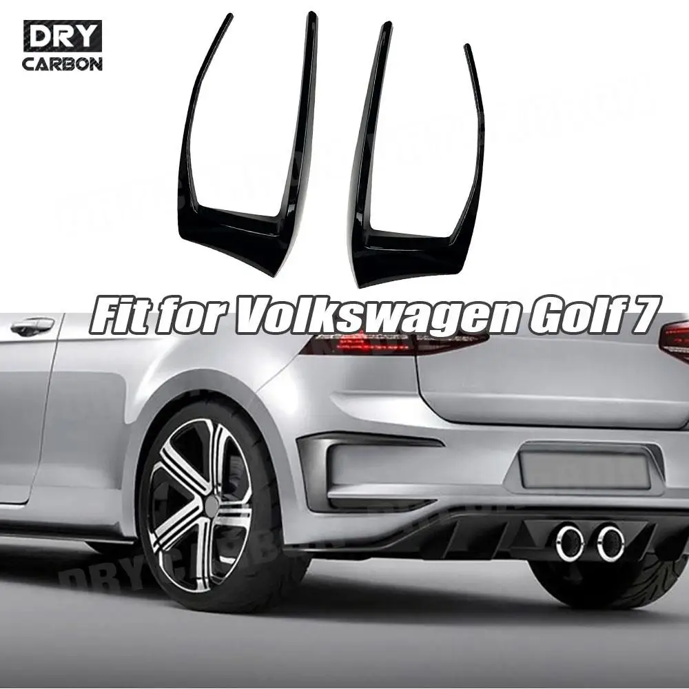 

For Volkswagen Golf 7 R400 2012-2015 Rear Bumper Extension Rear Bumper Splitter Canard Fog Lamp Side Fender Cover Trims Bodykits