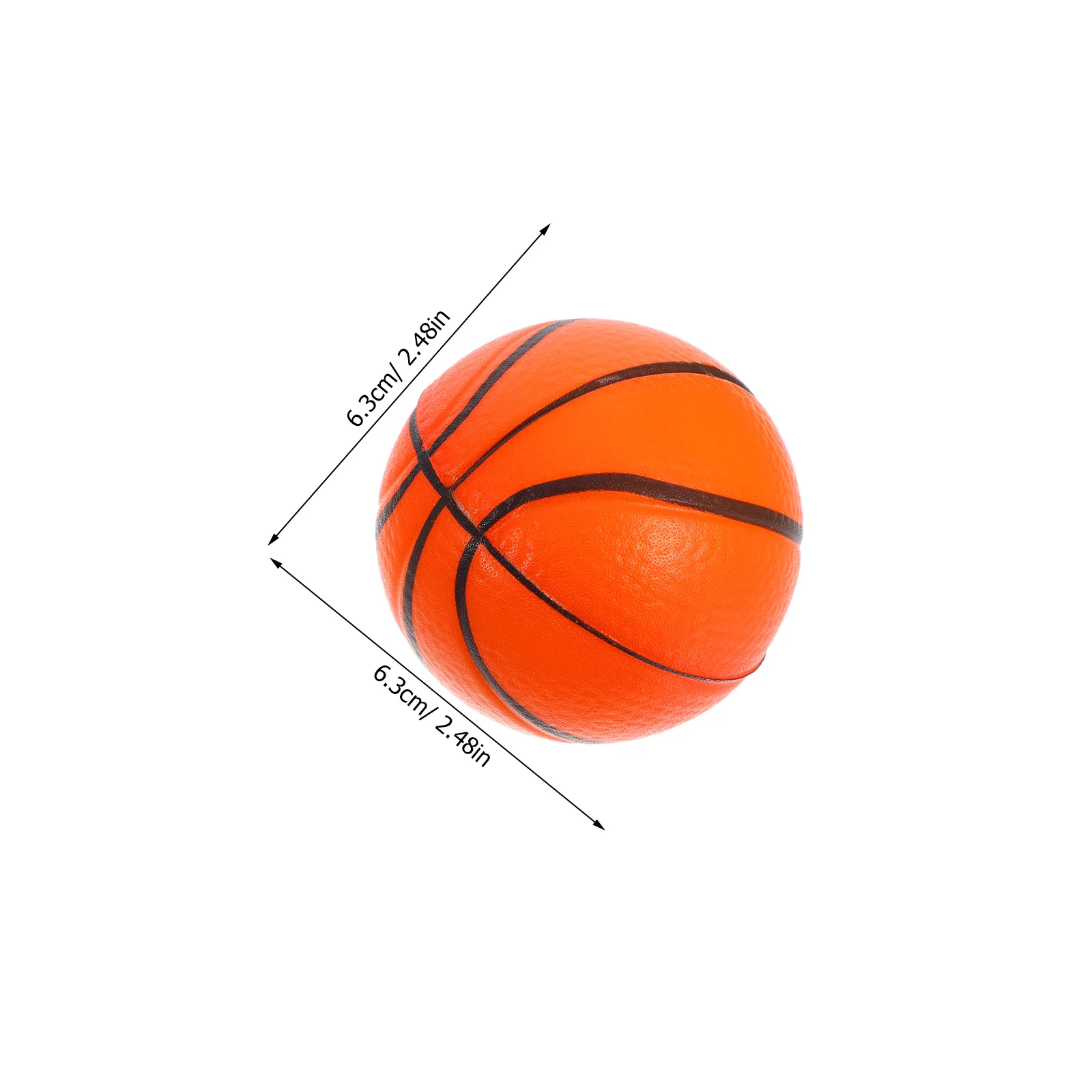 Bolas de estresse de basquete 8 peças de mini bolas de espuma PU para crianças ao ar livre jogo interno conjunto de brinquedos com aro divertido