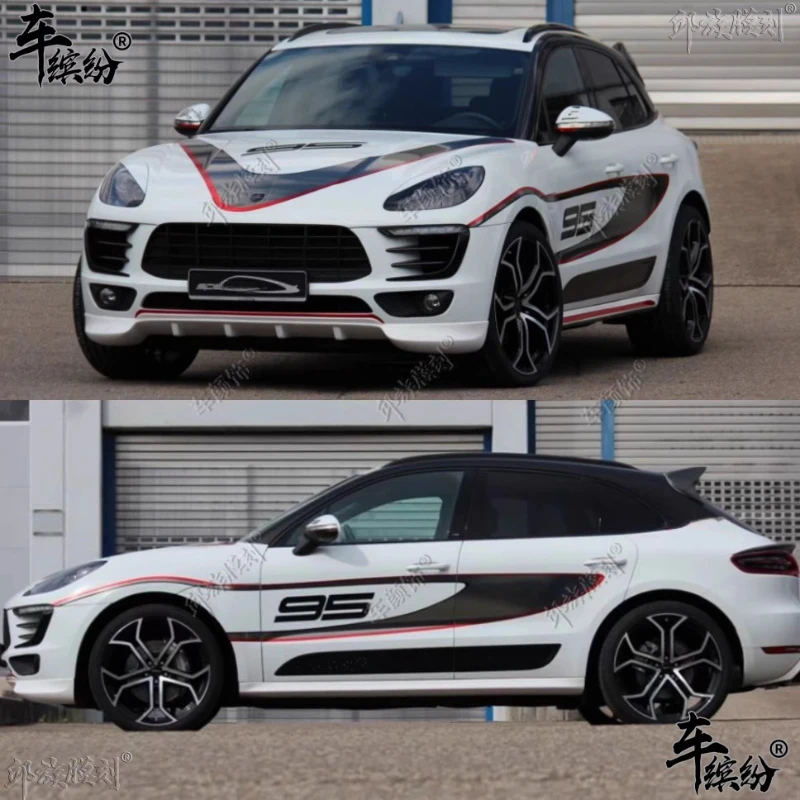 Car Vinyl Stickers FOR Porsche Cayenne GTS body appearance sporty fashionable professional decal accessories
