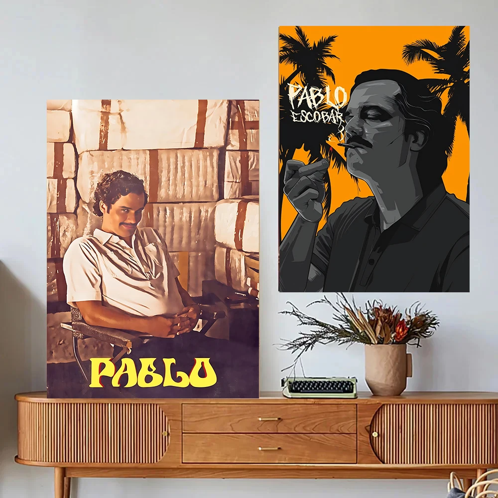 Pablo Emilio Escobar colombian Narcos Actot Legend Poster Poster Prints Wall Art Canvas Painting Picture Photo Room Home Decor