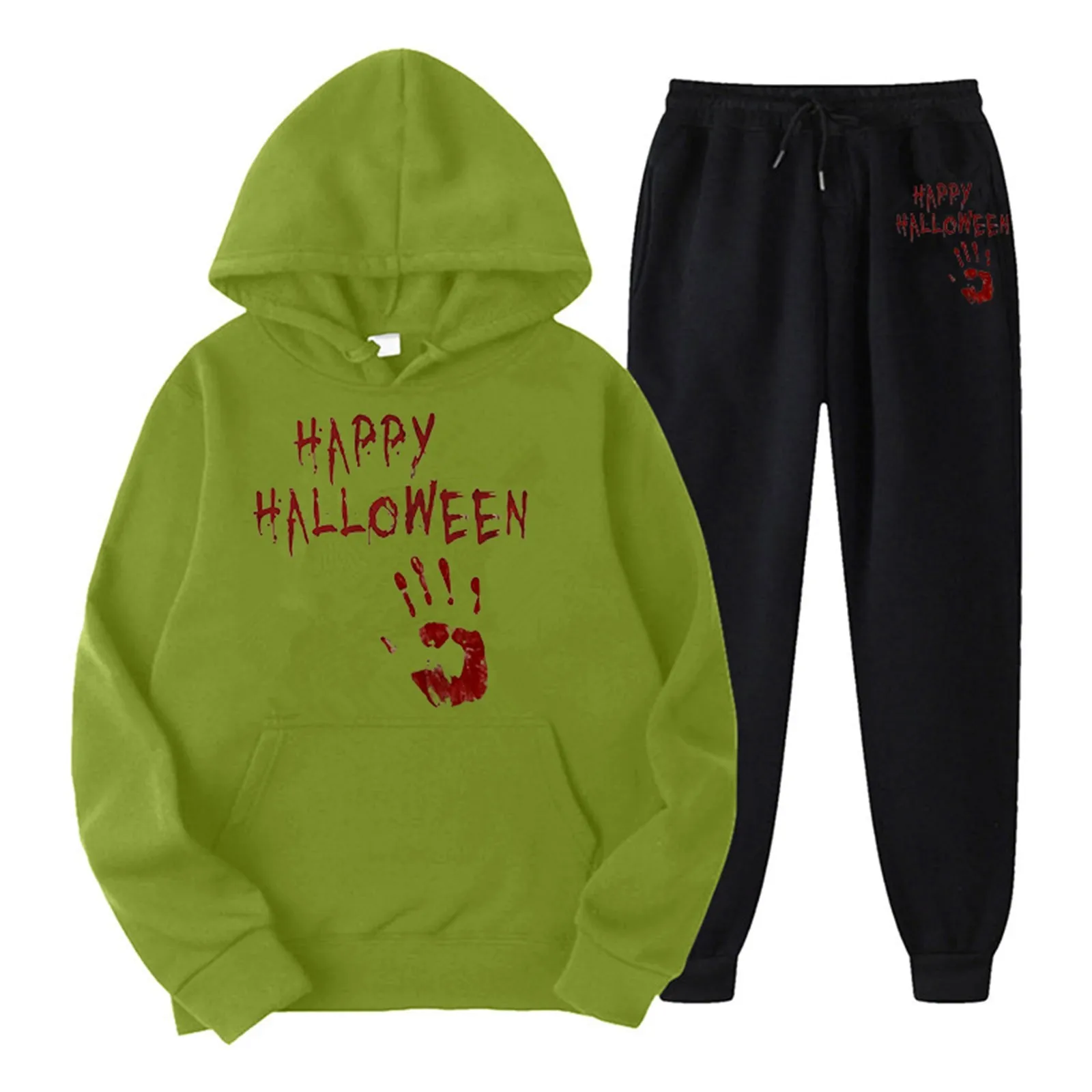 

Женский костюм с капюшоном и надписью на Хэллоуин