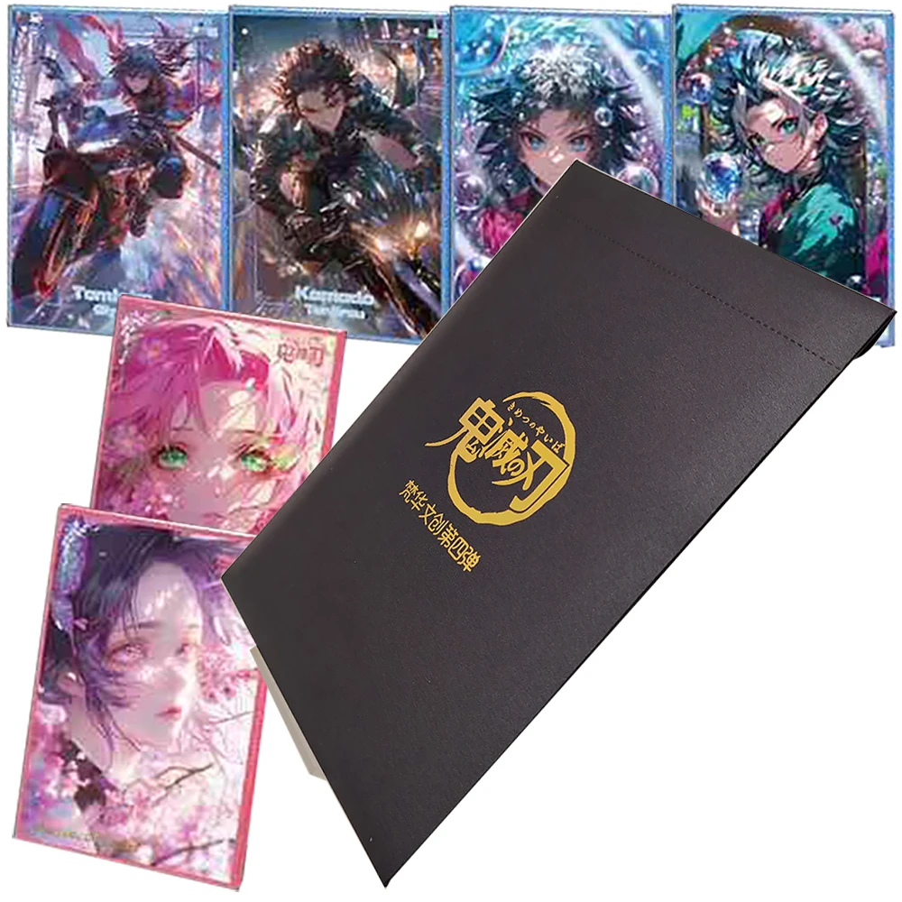 

Demon Slayer Limited Edition Color Paper Card Fans Collection Fantasy Hot Blood Anime Character Peripheral Card Family Table Toy