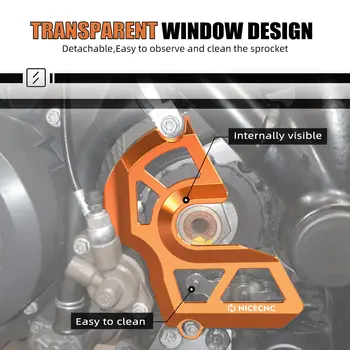 NICECNC 鏈輪蓋保護器,適用於 KTM 1290 Super Duke GT 2016-2023、1290 Super Adventure RS 2017-2020 和 1190 Adventure /R 10 最佳銷售 KTM Adventure 1190 - №10