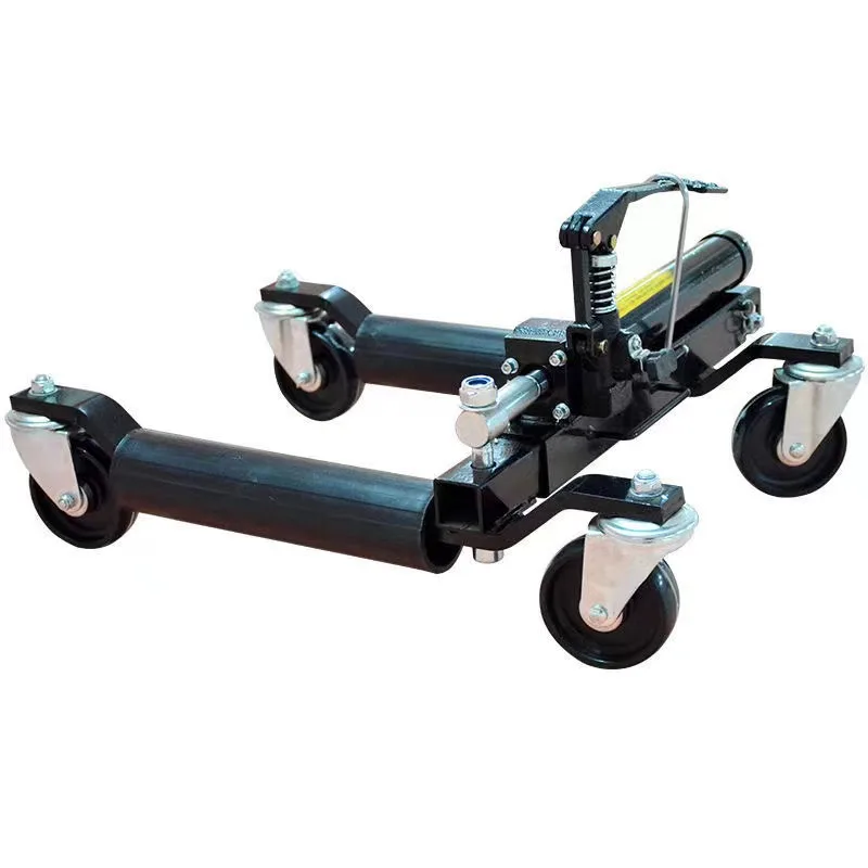 Hydraulic Foot Pedal Jack Set Vehicle Positioning Skate Car Wheel Moving Dolly Auto Repair Tool