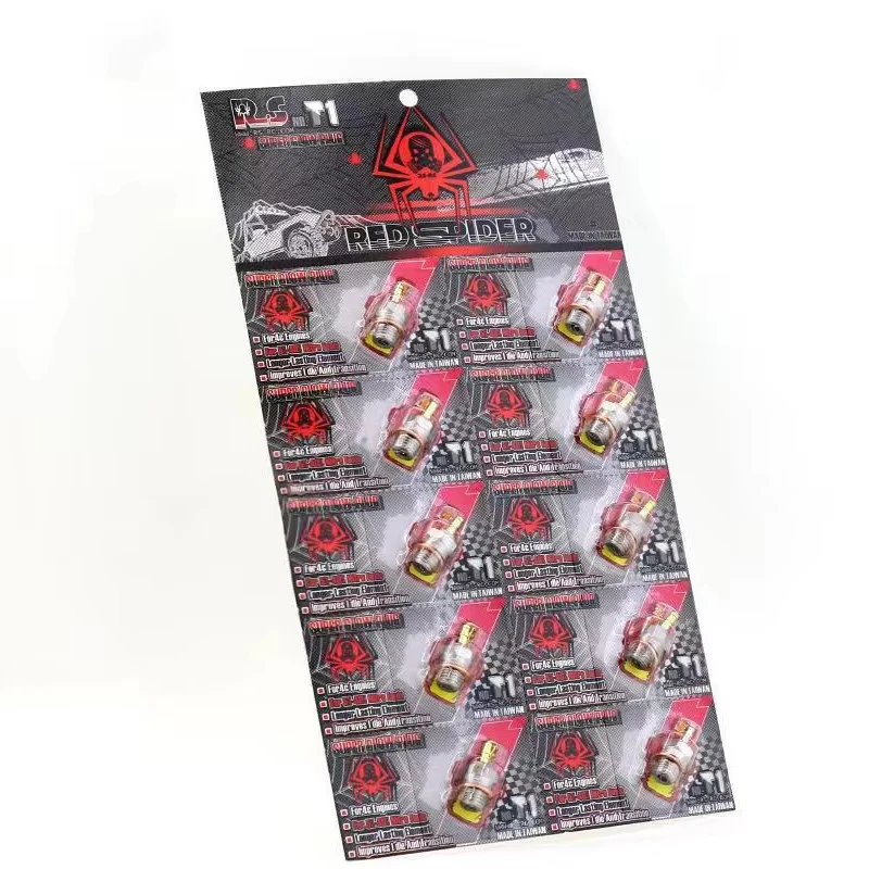Hot & Medium Spark Glow Plugs T1 T2 N3 N4 Engine Parts Replacement of OS #8 For RC Nitro Car Traxxas Redcat Himoto HPI HSP