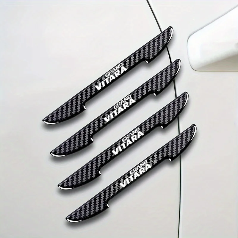 

4 шт. защитные наклейки на двери автомобиля, защитные полосы для Suzuki Jimny Swift Grand Vitara Ignis Alto Baleno SX4 Samurai S-Cross