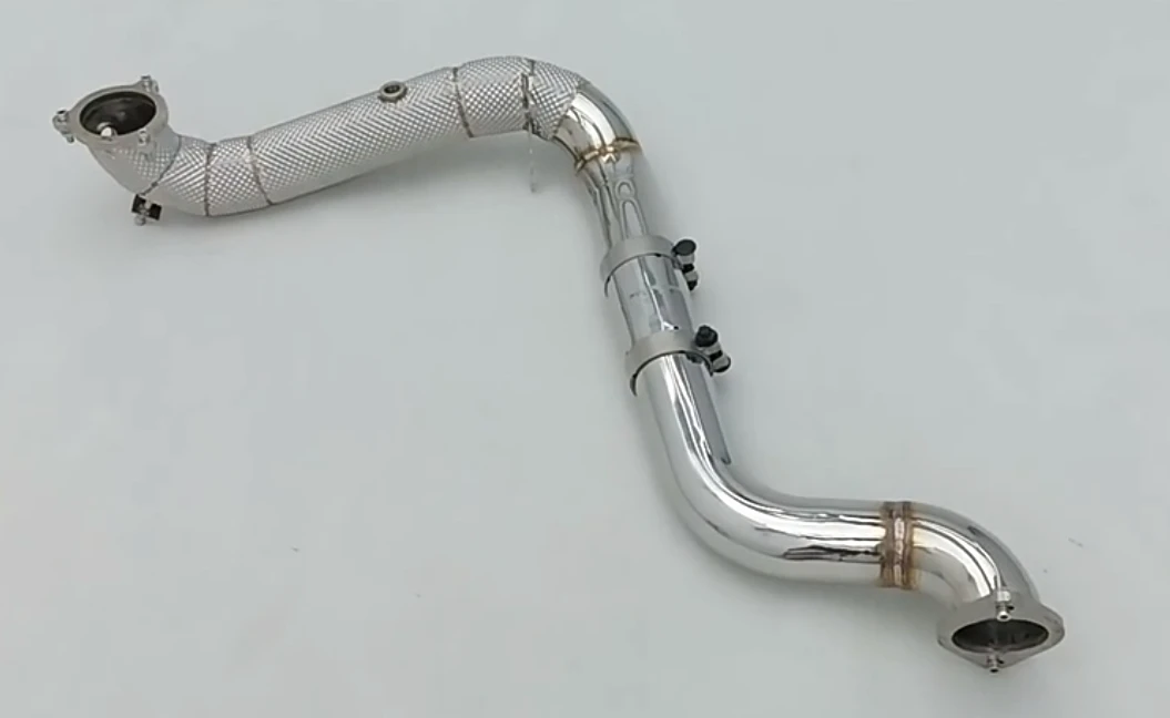 Head Section High flow Pipes Exhaust Pipes branch downpipe Exhaust Pipe with catalyst for Mercedes-Benz A35 AMG W177 2.0T