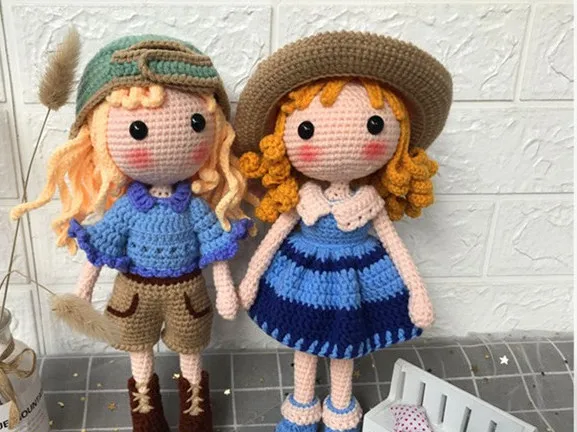 filato-fatto-a-mano-bambola-all'uncinetto-fai-da-te-regalo-per-bambini-cappello-con-lingua-d'anatra-borsa-materiale-per-ragazza-o-bambola-finita