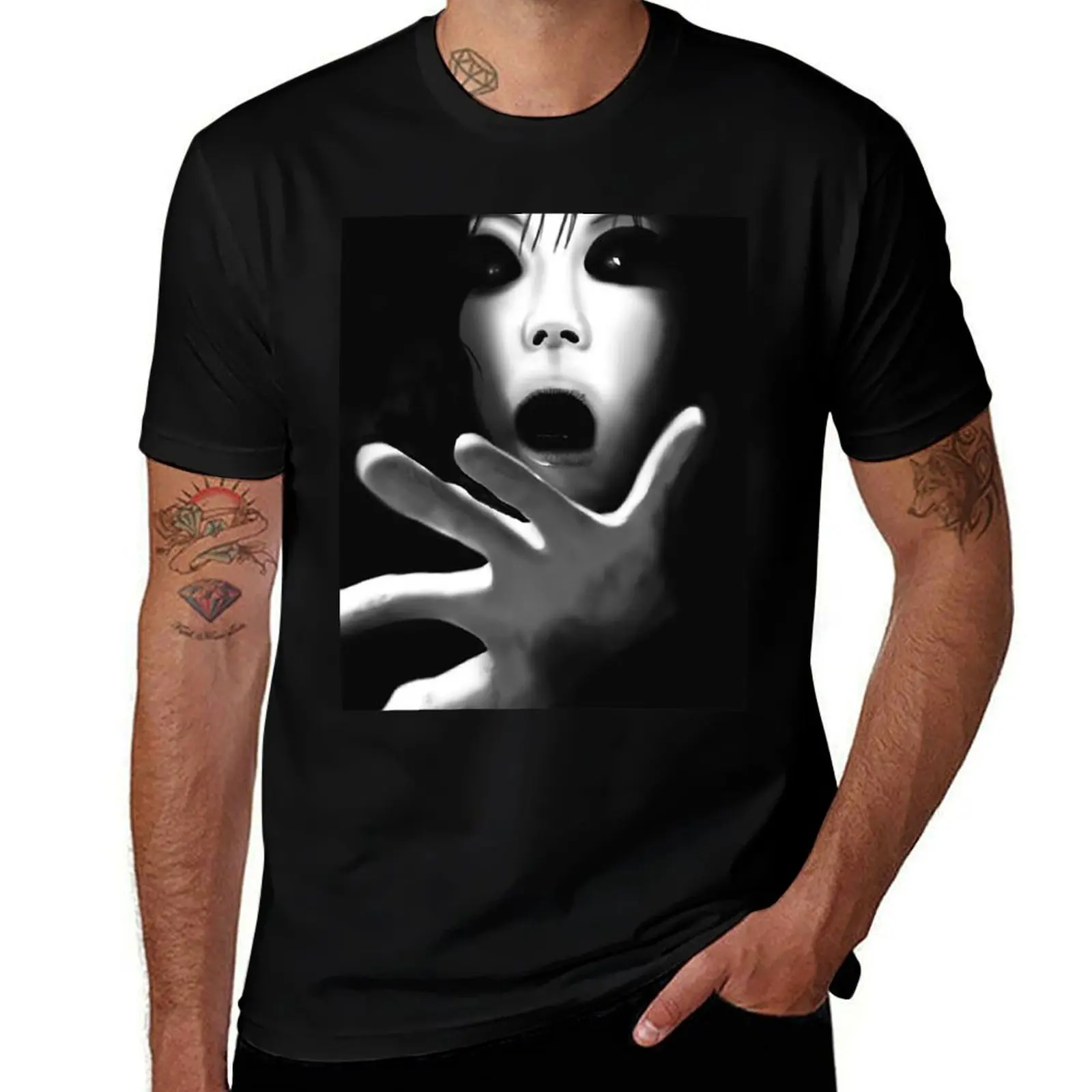 

The Grudge T-Shirt anime t shirts for man cotton tshirt 100% T-Shirt