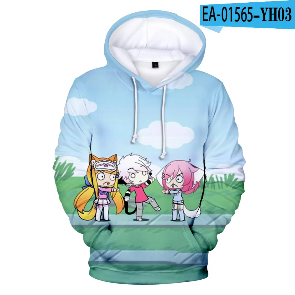 Harajuku Popular Beautiful Game Gacha Life 3D print Hoodies Sweatshirts Men/Women Sweatshirt Casual Long Sleeve Pullovers