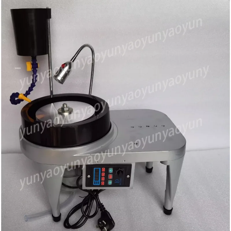 6 Inch Aluminum Alloy Jade Flat Grinder Gem Jade Ring Surface Forming Polishing Machine